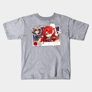 Honkai Star Rail Chibi Argenti Dazzle Kids T-Shirt